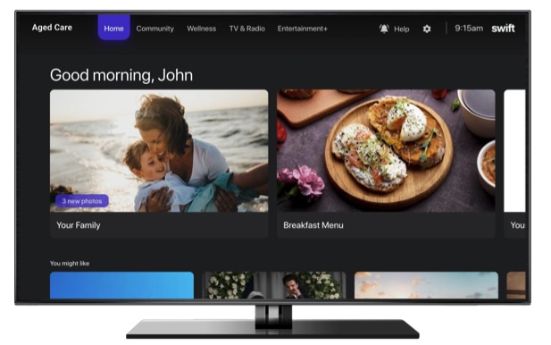 Swift TV Cracks Aged Care Code with Opal HealthCare Agreement